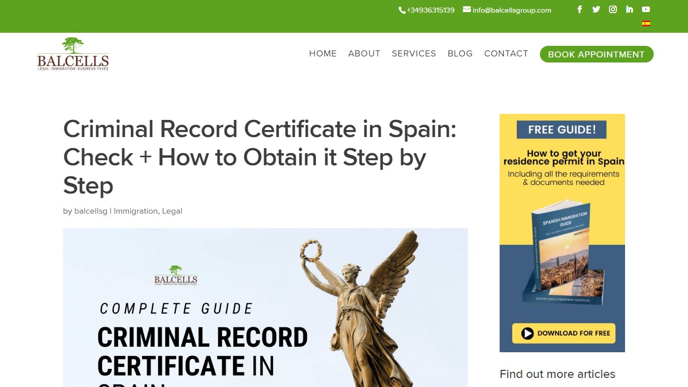 Criminal Record Certificate in Spain: How to Get It (Complete Guide)